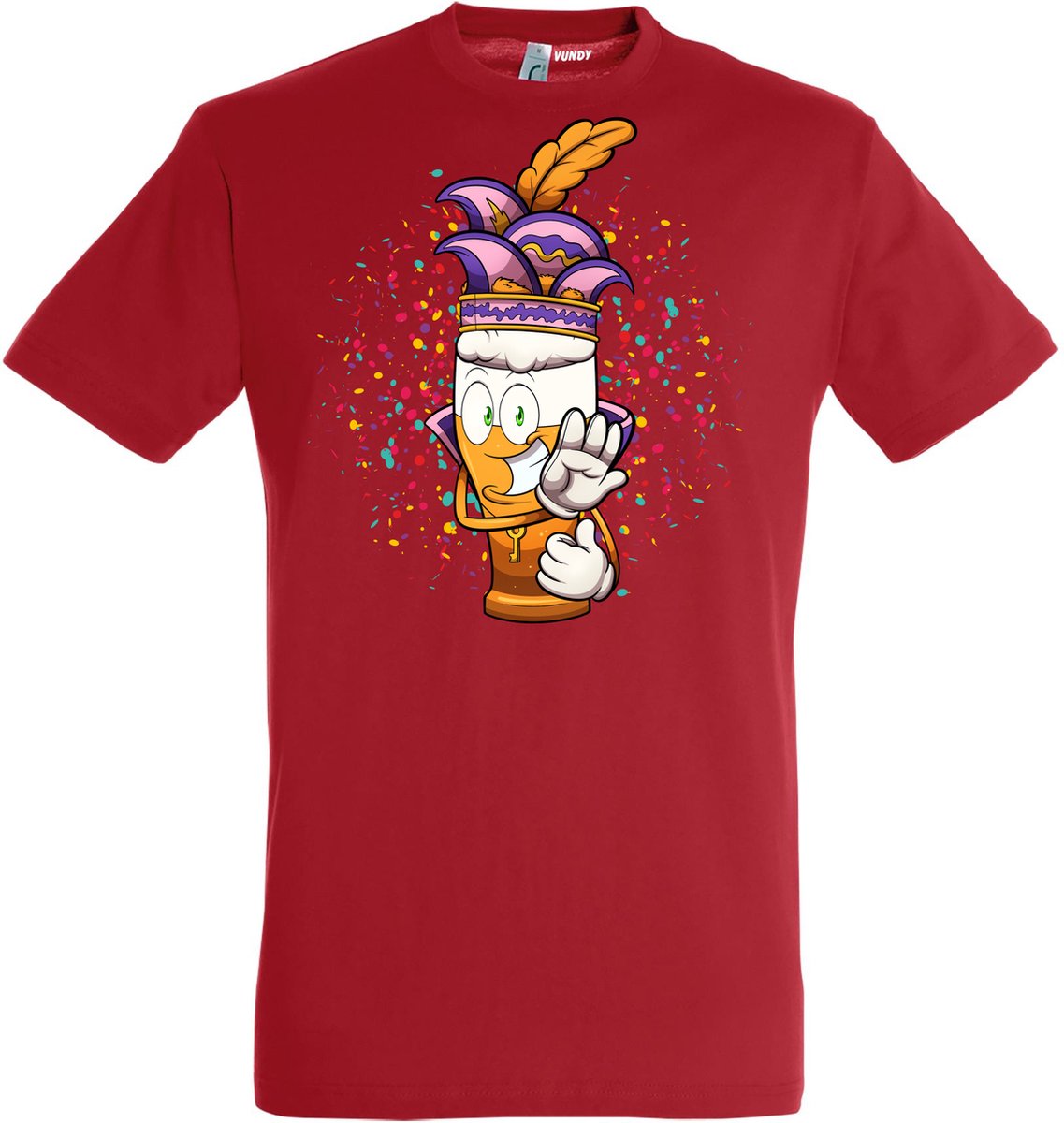 T-shirt Alaaf Bier | Carnaval | Carnavalskleding Dames Heren | Rood | maat XL